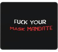 Multifuncional Alfombrilla de Ratón, ¡Que se joda la obligación de Usar mascarilla!, Professional Alfombrilla Gaming, Mouse Mat, 25X30cm, Jugadore, Gamers, Laptop