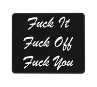 Multifuncional Alfombrilla de Ratón, ¡Que se joda! ¡Vete a la Mierda! ¡Que te jodan!, Antideslizante Alfombrilla de ratón para Juegos, Mouse Mat, 25X30cm, Juegos, Ordenador