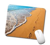 Multifuncional Alfombrilla de Ratón Restaurantes en The Sand Beach Shore Alfombrilla Gaming Mouse Mat 25x30cm para Ordenador,Jugadore,PC
