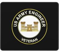 Multifuncional Alfombrilla de Ratón, Veteran Ingeniero del ejército, Professional Alfombrilla de ratón para Juegos, Mouse Mat, 25X30cm, Oficina, Gamers