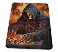Multifuncional Alfombrilla Ratón Juegos Divertidos De Skull Grim Reaper 25X30Cm, Alfombrilla De Ratón Professional Mousepad para Oficina Jugadore Trabajo