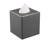 Multifuncional Caja de papel moda, servilleta, hotel, restaurante, tubo pañuelos, sala estar, mesa centro Oficina(Grey)