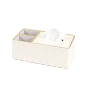 Multifuncional Caja de toallas papel blanca for sala estar, hogar, mesa centro creativa, almacenamiento, cajón multifuncional Oficina(Blanco)