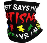 Multifuncional Calentador de Cuello Conciencia del Autismo: está Bien ser Diferente Bandana Sombreros 26X30cm para Cámping,Yoga,Senderismo