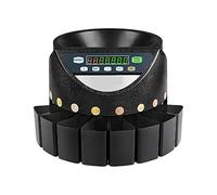 Multifuncional Contador clasificador de monedas de Euro de 300 monedas/Min, máquina automática eléctrica profesional, pantalla LED for tienda escolar, banco comercial Adecuado para diversos escenarios