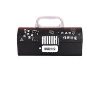 Multifuncional Estuche Caja de lápices creativa multifuncional con bloqueo de código estuches de lápices de gran capacidad for niños niñas papelería escolar portátil Estuche Lápices ( Color : H )