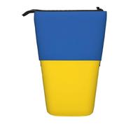 Multifuncional Estuche de Lápices Bandera de Ucrania Estuche Organizador Premium Bolsa de Papelería para Oficina Universitarios Mujer