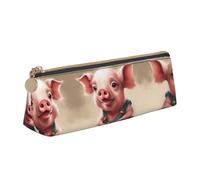 Multifuncional Estuche de Lápices Cerdito Travieso Lápiz Bolsa con Cremallera Portalápices para Universitarios Hombre Adolescentes