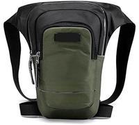 Multifuncional Muslo Drop Leg Bag, Riñonera for Deportes al Aire Libre, for Ocio, for Hombre, for Montar a Caballo, Reflectante, for el Pecho, for la Noche, for Hombro(Green)