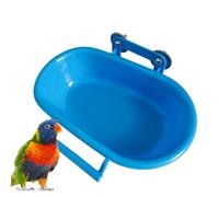 Multifuncional para pájaros - Gran Cuarto de baño y de alimentación para Loros/Loros, Accesorios para | Usos Ideales: Bañar Aves de compañía,