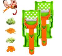Multifuncional Peeler, Upgraded 2-in-1 Peeler with Grating Plate for Easy Peeling, Kitchenware Peelers & Graters Set for All Kinds of Vegetables And Fruits (2 Sets)