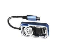 Multifuncional tipo C 4 puertos transparente Dock 5Gbps transferencia de datos de carga de súper velocidad para viajes y trabajadores remotos, materiales ABS, base USB C con funda transparente