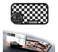 Multifunction Anti Slip Mat for Car Dashboard - Secure Grip & No Residue. 360° Rotating Phone Holder Fits 0.67" Thick Cases. Multifunctional Organizer Pad with Parking Number for Keys & Sunglasses (C)