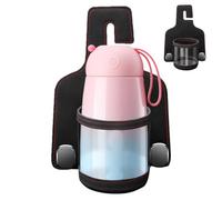 Multifunction Backseat Drink Holder, Automotive Organizer, Car Organization Drink Holder, PU Leather Car Storage Organizer, Metal Hook Car Organizer, Convenient Drink Holder, for Most Vehicles