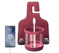 Multifunction Backseat Drink Holder, Automotive Organizer, Car Organization Drink Holder, PU Leather Car Storage Organizer, Metal Hook Car Organizer, Convenient Drink Holder, for Most Vehicles
