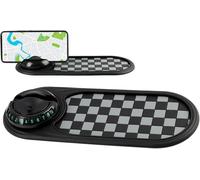 Multifunction Car Anti Slip Mat Auto para Ferrari Roma (2022), Antideslizante Universal Accesorios Almacenamiento Panel De Instrumentos.