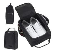 Multifunction Golf Shoe Bag - Large Capacity Water Resistant Oxford Cloth Handheld Car Storage Bag 32x22CM For Golf Shoes Sports Footwear Travel Organization and Course Accessories