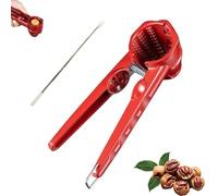 Multifunction Nutcracker with Non Slip Handle, Sturdy Aluminum Pecan Sheller, Pecan Cracker Machine for Effortless All Nuts Opening (1pcs)