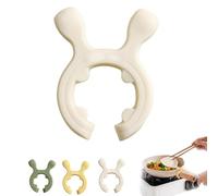 Multifunction Silicone Pot Handle Spatula Rack, 2026 New Spoon Rest, Non-Slip Spoon Holder Stove Organizer, Home Cooking Accessory, Easy To Clean (Beige,1pcs)