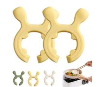 Multifunction Silicone Pot Handle Spatula Rack, 2026 New Spoon Rest, Non-Slip Spoon Holder Stove Organizer, Home Cooking Accessory, Easy To Clean (Yellow,2pcs)