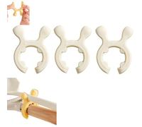 Multifunction Silicone Pot Handle Spatula Rack, Universal Silicone Non-Slip Spoon Holder Stove Organizer, Pot Handle Spatula Holder, Steam Releaser, Easy to Clean (White)