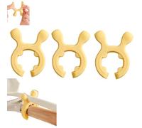 Multifunction Silicone Pot Handle Spatula Rack, Universal Silicone Non-Slip Spoon Holder Stove Organizer, Pot Handle Spatula Holder, Steam Releaser, Easy to Clean (Yellow)