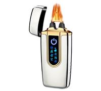 Multifunctiona Arc recargable USB recargable con batería de encendido, linterna con linterna para hombres, día del padre, Navidad, 061100