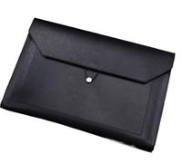 Multifunctional A4 Conference File Folder Business Stationery Information Leather Bag Contract Zipper Document Storage Clip(A4 color11)