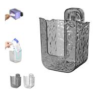 Multifunctional Anti-Glue Glacier Pattern Tissue Box, Acrylic Wall Mounted Tissue Box, 2025 New Punch-Free Wall Mounted Tissues Boxes Holder, for Bathroom,Bedroom,Kitchen (Gray)