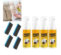 Multifunctional Car Steering Wheel Foam Cleaner for Car Interior,Kitchen Foam Cleaner,Leather and Fabric Stain Removal for Various Vehicle Interior (4pcs)