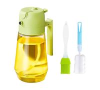 Multifunctional Cooking Oil Spray Bottle - Glass Oil Dispenser With Brushes, Perfect For Kitchen Use, Refillable Transparent Bottle For Olive, Vegetable, And Cooking Oils, Convenient Spray Design For