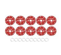 Multifunctional Cutting Wheel Grinding Disc Durable Sturdy 10PCS for Angle Grinders Cutters Steel Stone Iron Pipes Emery Material 100x20x2mm Christmas Gifts