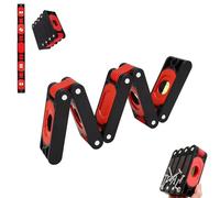 Multifunctional Folding Spirit Level Ruler, Upgraded 5 Sections Magnetic Folding Level, Multi Angle Precise Measurement, Woodworking Ruler Artifact Measuring for DIY & Professional Use (1Pcs)