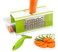 Multifunctional Food Chopper With Container, Vegetable Slicers Cutter | Four-Sided Vegetablea Cutter | Onion Choppera Dicer Vegetablea Slicer | Vegetable Slicer Garlic Chopper Kitchen Tools