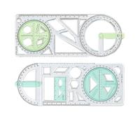 Multifunctional Geometric Ruler - Multifunctional Clear Geometric Template