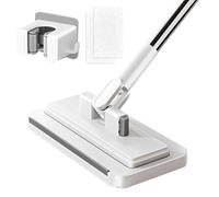 Multifunctional Lazy Mop with 2 Cloths Hands-Free Flat Clip Mop For Hardwood Tile Floor Cleaning