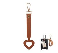 Multifunctional Magnetic Hat Clip for Travel, Hands-Free Hat Holder for Luggage Bag Purse Accessories, Secure Clip-On Design to Keep Hats Safe (Brown,Heart-shaped)