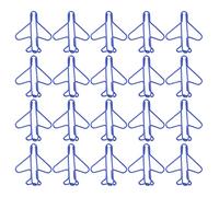 Multifunctional Mini Airplane Paper Clips | 20PCS Iron Metal Bookmark & File Holder for Notebooks/Office/School | Sturdy Desk Organizer Clip