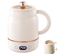 Multifunctional Portable Electric Cooking Mug, Multi-Preserving Electric Stew Mug, Lightweight Travel Electrics Kettle Portable Mini Kettle, For Soup/Noodles/Travel/Office