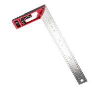 Multifunctional Right Angle Marking Ruler - Stainless Steel Blade Aluminum Alloy Handle 250mm 300mm 400mm Options - Precision Woodworking Layout Square - Accurate Measuring Marking And Carpentry Angle