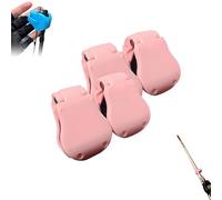 Multifunctional Rod Holder, 2026 New Upgrade Portable Beach Fishing Pole Holder, Pressure-Resistant Protection, High-Elastic Band, Accessories for Various Sizes Poles(Pink)