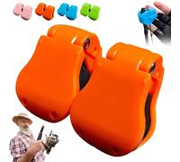 Multifunctional Rod Holder, Elastic Fishing Rod Holder Strap, Tackle Ties Cable Holders Fit, Lure Hook and Rods Holders Keeper for Organizing and Protecting Fishing Rods Fit Angler's Accessory(Orange)