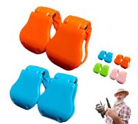 Multifunctional Rod Holder, Multifunctional Fishing Rod Holder, Portable Beach Fishing Pole Holder for Ground, Wall Mounted Fishing Pole Straps for Car, Auto Fixed Fish Poles Holders (D, 4 Pcs)