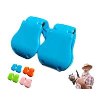Multifunctional Rod Holder, Multifunctional Fishing Rod Holder, Portable Beach Fishing Pole Holder for Ground, Wall Mounted Fishing Pole Straps for Car, Auto Fixed Fish Poles Holders (Blue, 2 Pcs)