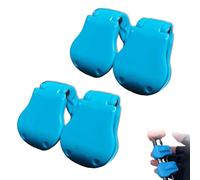 Multifunctional Rod Holder, Portable Beach Rods Rack Clip Keeper, Wall Mounted Fishing Pole Straps for Car, Auto Fixed Fish Poles Holders (Blue,4pcs)