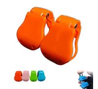 Multifunctional Rod Holder, Portable Beach Rods Rack Clip Keeper, Wall Mounted Fishing Pole Straps for Car, Auto Fixed Fish Poles Holders (Orange,2pcs)