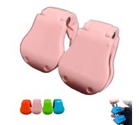 Multifunctional Rod Holder, Portable Beach Rods Rack Clip Keeper, Wall Mounted Fishing Pole Straps for Car, Auto Fixed Fish Poles Holders (Pink,2pcs)