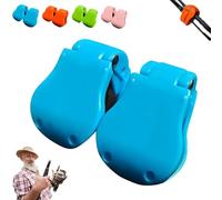 Multifunctional Rod Holder, Portable Fishing Rod Fixed Ball, Auto Fixed Clip on Wall Mount, for Organizing and Protecting Fishing Rods Fit Angler's Accessory (Blue)