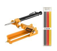 Multifunctional Scriber Tool, Deep Hole Marking Carpenter's Pencil, Precision Building Pen, Perfect For Woodworking Metal Layout And Construction Projects, Cómodo Grip