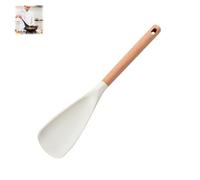 multifunctional silicone cooking scoop, kitchen spoons,Receiptm/Biographyn Multifunction Spatula Cooking Spoon, Multifunctional Silicone Cooking Scoop, Kitchen 3 in 1Resistant (L*white)